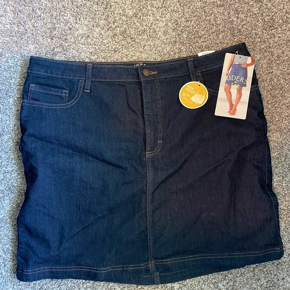 Riders Jean Skirt